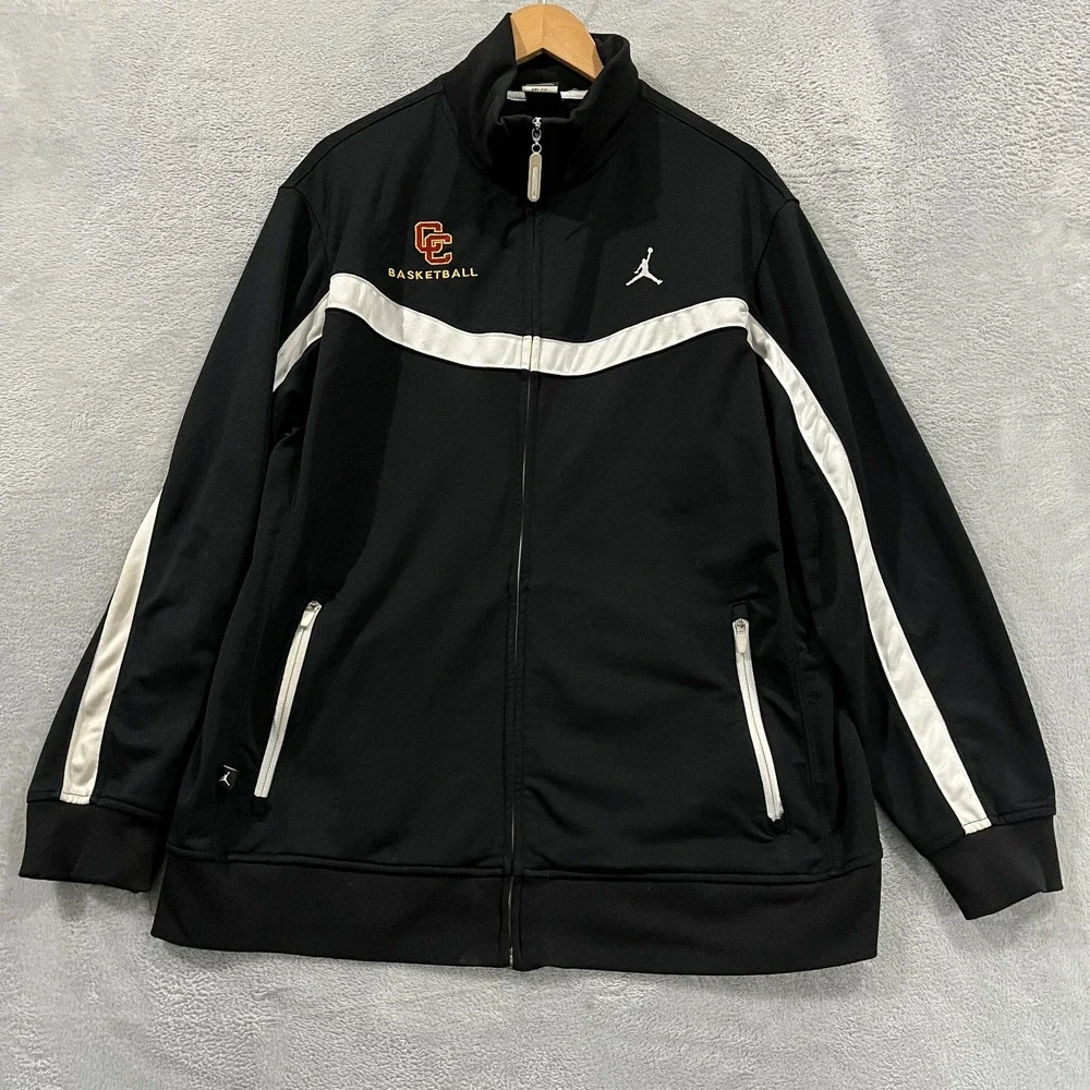 Nike Air Jordan Track‎ Jacket Mens Large Jumpman Colorado College Tigers Retro